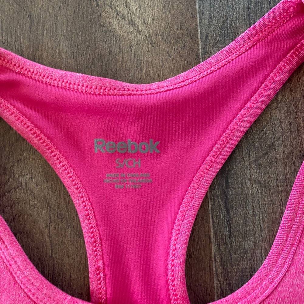 Pink Reebok tank top - Picture 2 of 3